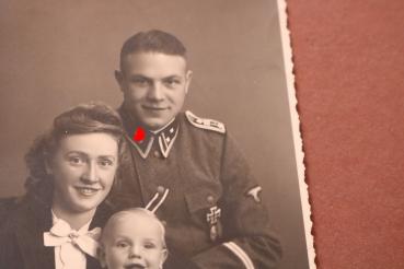 Preview: fünf alte Fotos eines SS Mannes mit EK I